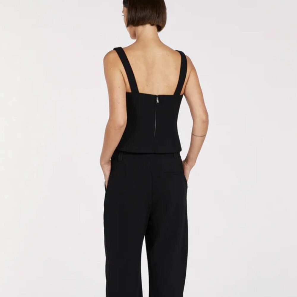 DISSH Rosa Hook & Eye Corset Top (Black)